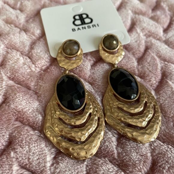 NWT Nordstrom Bansri Gold-Tone Earrings - Picture 2 of 6